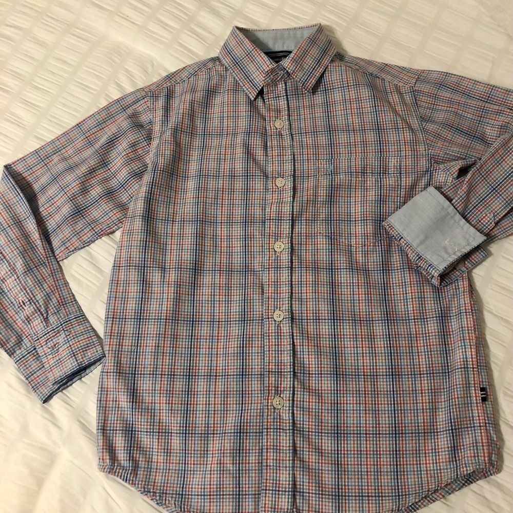 Nautica Boys Button Down Small Long Sleeve Perfect‎ for church Easter wedding